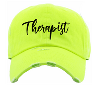 Green "Therapist/Social Worker" Hat