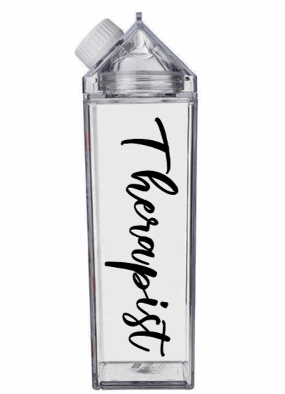 Clear Milk Carton Water Bottle – IAmSheresa, LLC